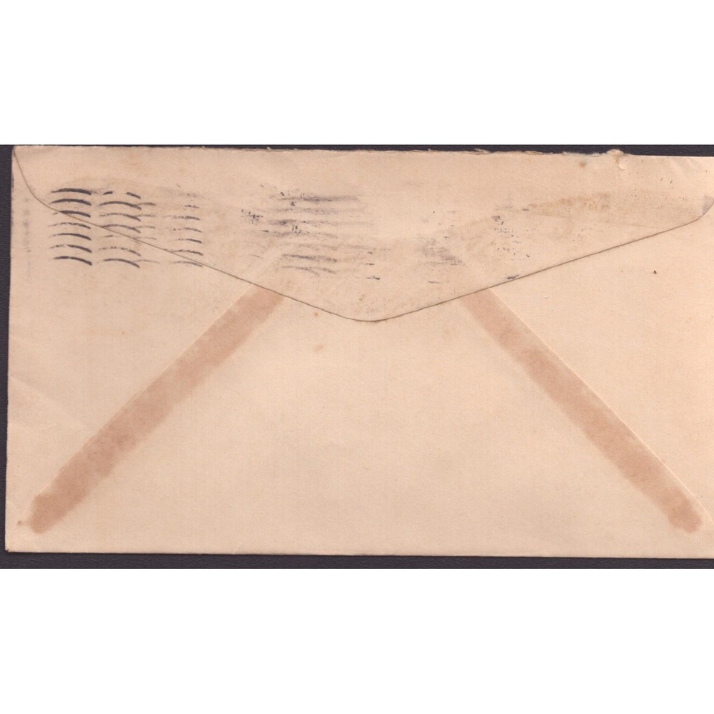 Vintage 1940 Leo A Simon Jeweler Vincennes Indiana Advertising Envelope Postmark - Picture 2 of 2
